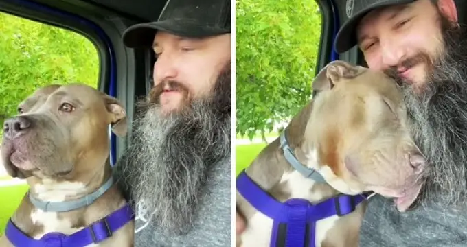 Man Asks His Dog ‘Do You Love Your Daddy’, Dog’s Response Is Priceless!