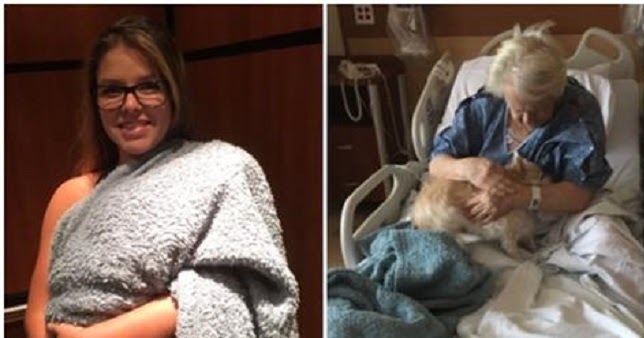 Young Woman Sneaks Dog Into Hospital To Visit Grandmother – 88