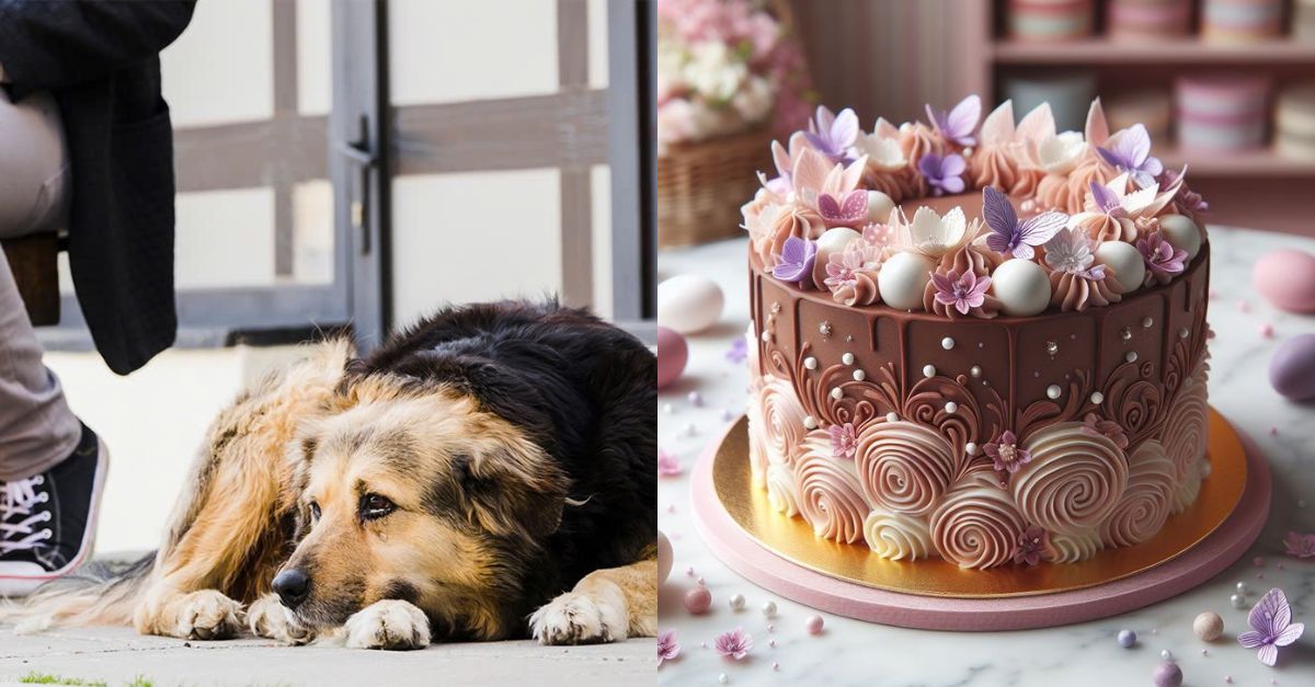 The homeless dog couldn’t get a new family on his birthday so he was very sad