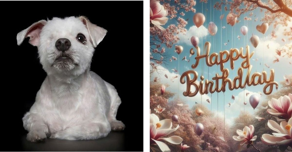 Today is the birthday of the poor dog with eye deformity in the shelter