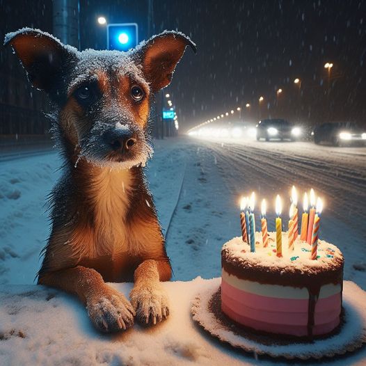 I know I’m just a homeless dog but today is my birthday I hope everyone can send me some love